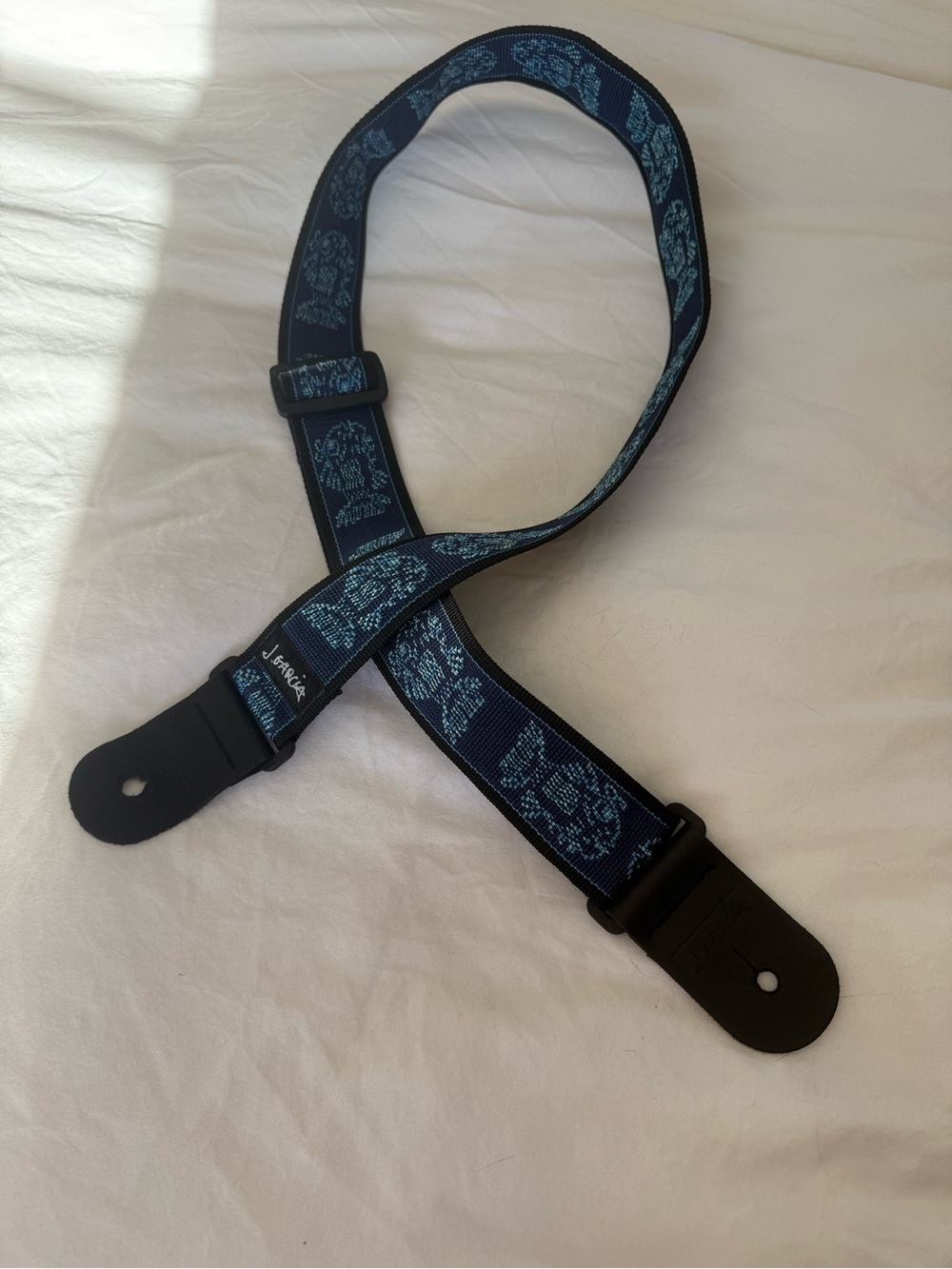 Garcia Blue Patterned Guitar Strap